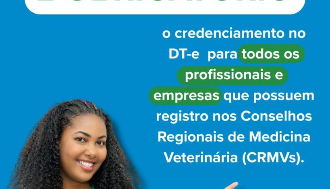 Atenção, profissionais e empresas cadastradas