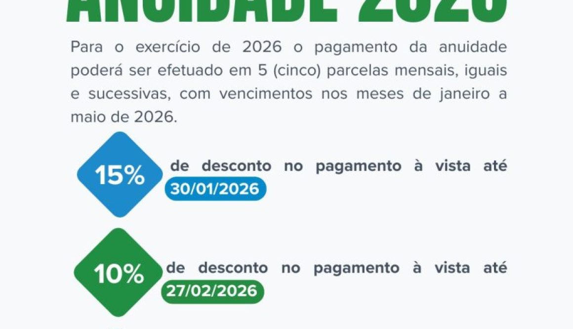 Post instagram parcela atrasada consórcio investimento azul e amarelo